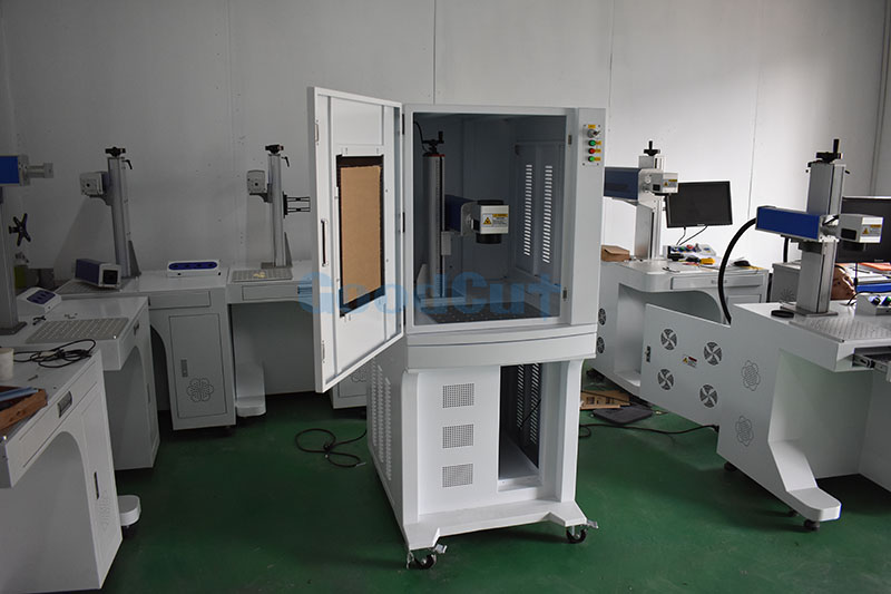 Whole Cover Fiber Laser Marking Machine GC1010