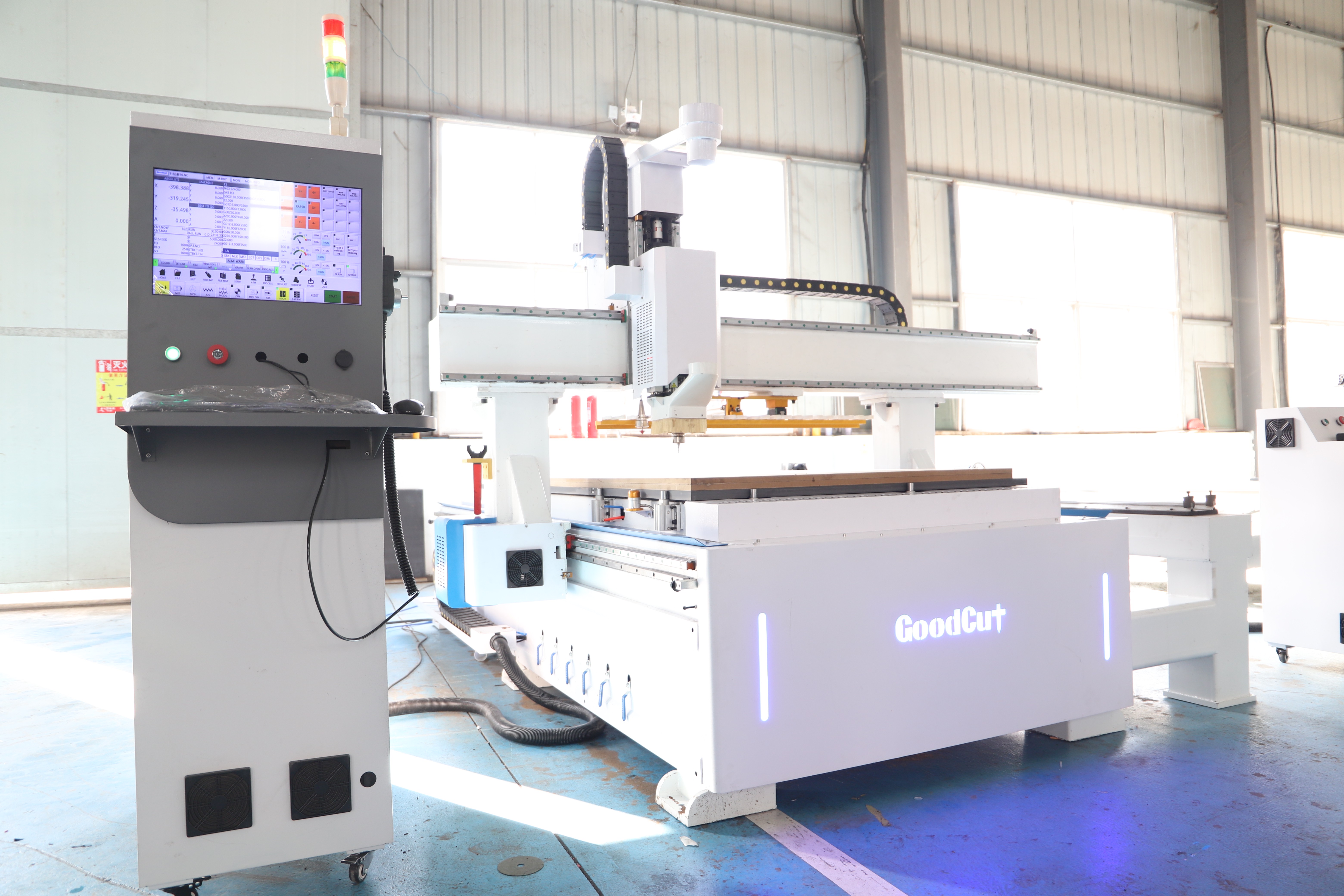 GC1325ATC-R Linear Automatic Tool Change CNC Router with Rotary Device