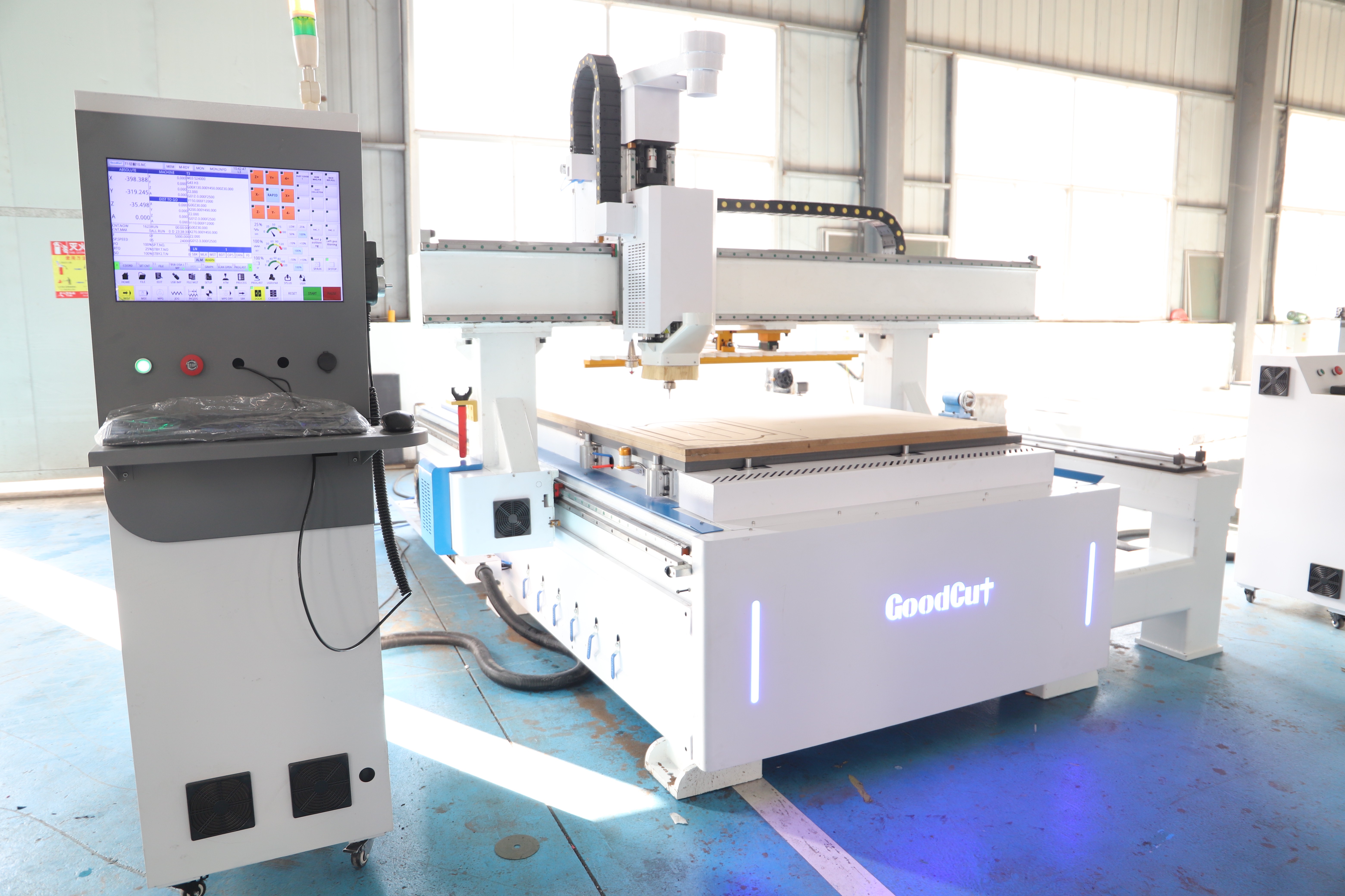 GC1325ATC-R Linear Automatic Tool Change CNC Router with Rotary Device