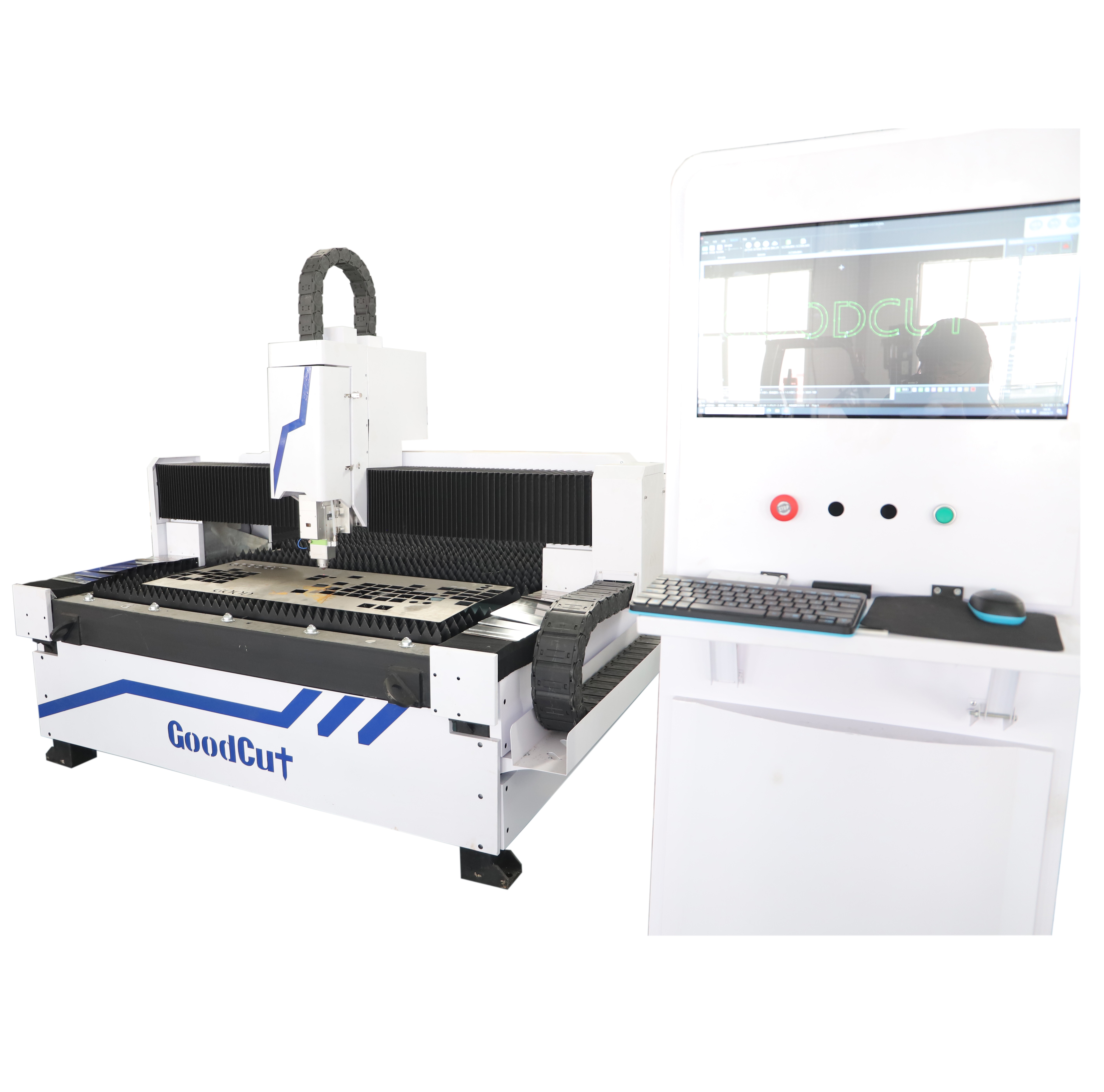 GC1530F Split Structure Fiber Laser Cutting Machine for Cutting Stainless Steel Carbon Steel