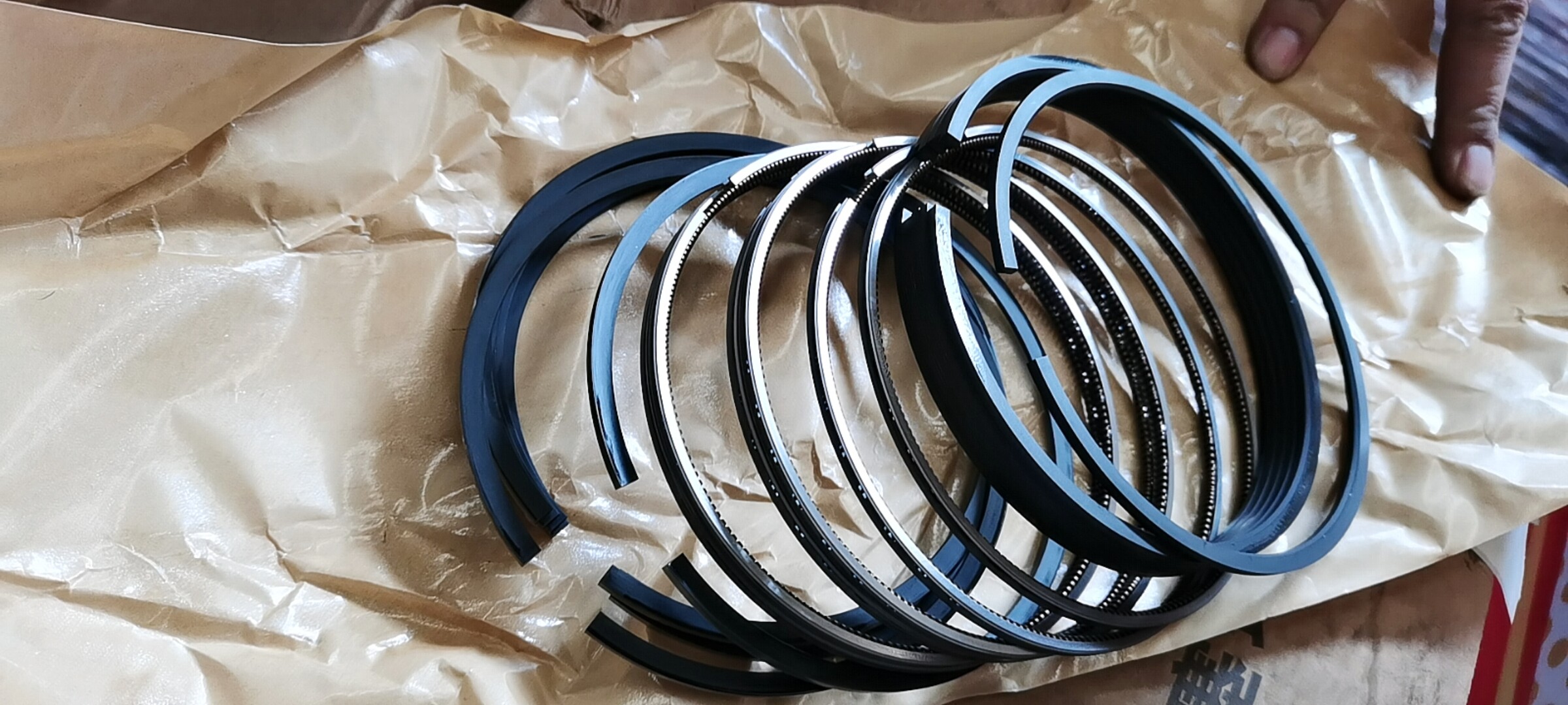 Piston ring set