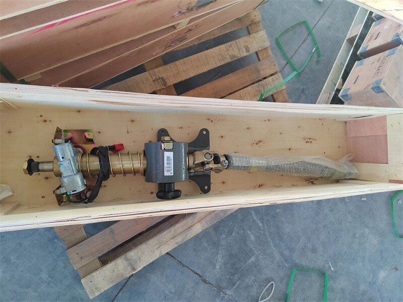 Steering shaft with column assembly