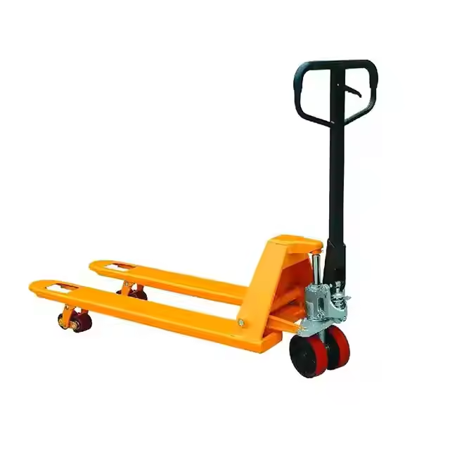 3 Ton Forklift Nylon Wheel Hydraulic Hand Pallet Truck with CE GS Tested