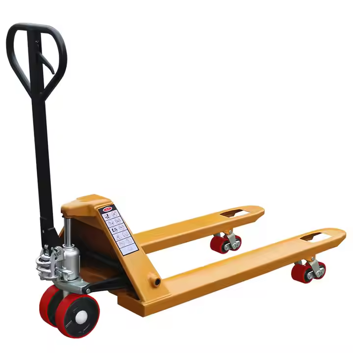 3 Ton Forklift Nylon Wheel Hydraulic Hand Pallet Truck with CE GS Tested