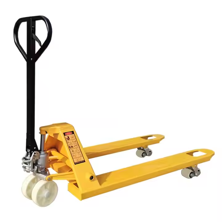 3 Ton Forklift Nylon Wheel Hydraulic Hand Pallet Truck with CE GS Tested