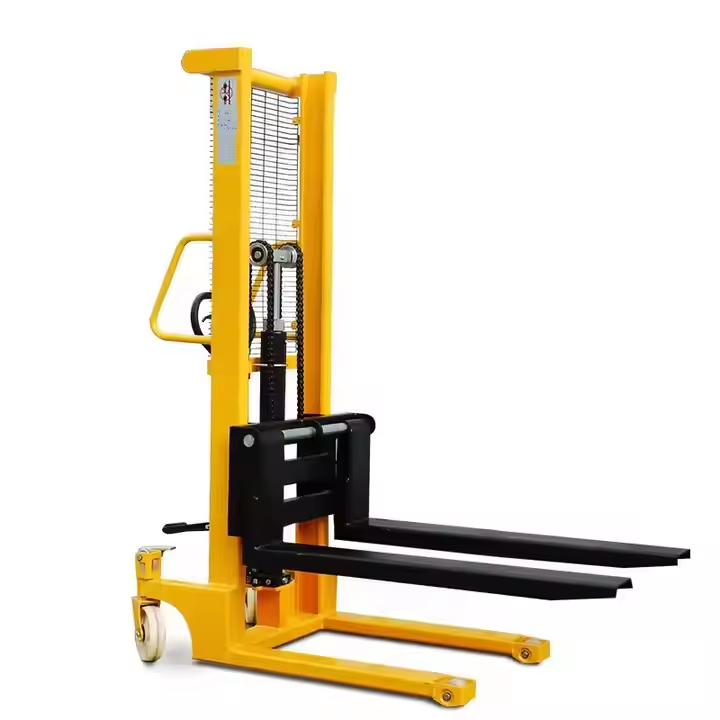 Hydraulic Manual Hand Stacker Forklift New Manual Fork Lift Stacker