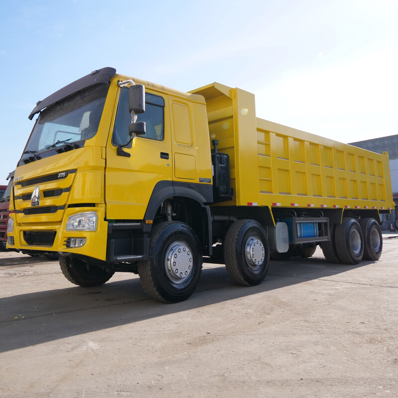 SINOTRUK HOWO 375HP 8x4 12 wheels Dump Truck Loading 50 tons Dump Truck