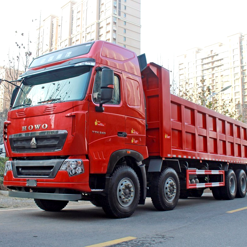 SINOTRUK HOWO T7H 540HP Heavy Duty Truck 8x4 8.5m Dump Truck