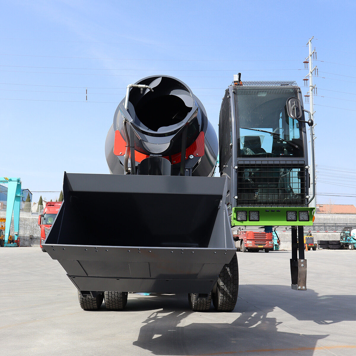 3.5 CBM Self Loading Concrete Mixer Truck