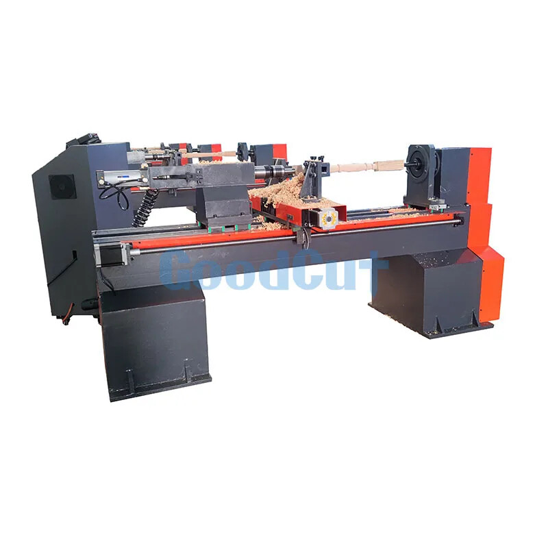 GC1220WL Machine de tour à bois à double axe économique CNC avec cadre en fonte pour le travail du Bois
