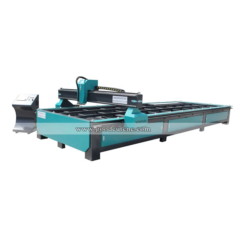 GC2060P Découpeuse de plasma de 2*6 mètres de grande taille avec le pistolet d'électrode de bec d'alimentation d'énergie de LGK Huayuan