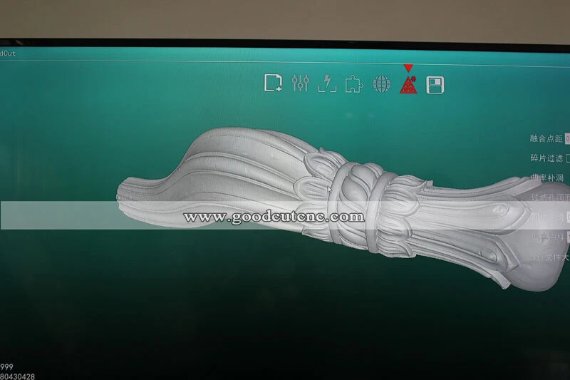 Scanner 3D portatif GC-HS GC-HW avec un bon prix pour le moteur et autres pièces métalliques et objets non métalliques 