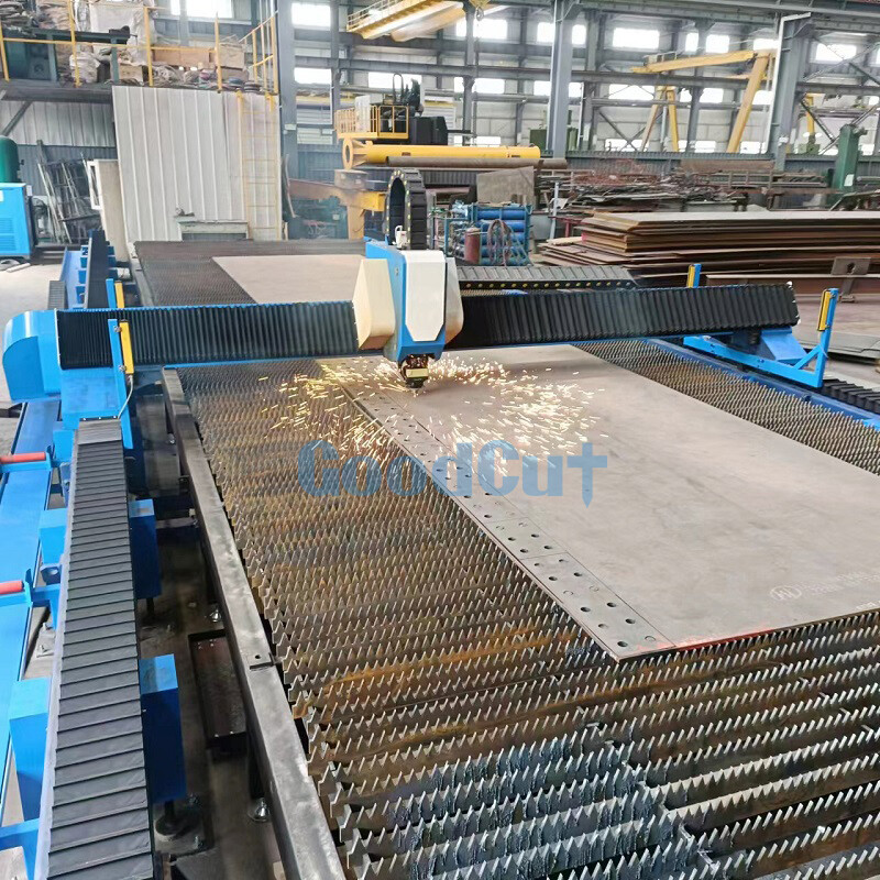 GC3012F Machine de découpe laser à fibre pour rail de sol de grande taille