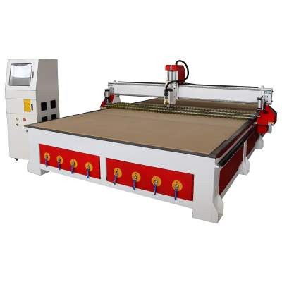 GC2030V Fraiseuse CNC grand format 2000*3000mm Surface de travail avec rouleau presseur pour bois MDF acrylique