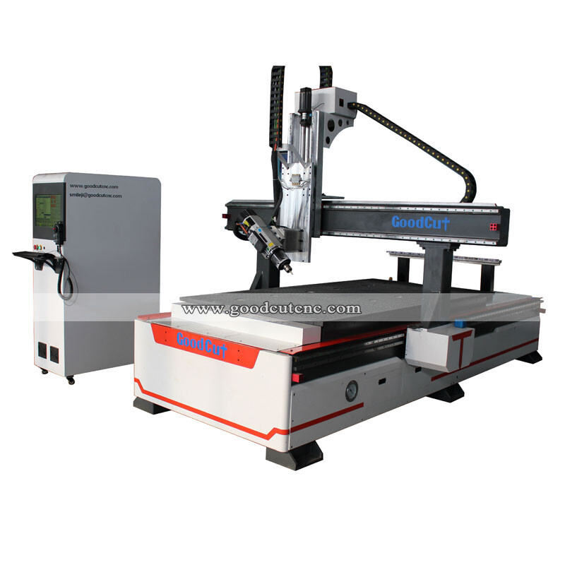 GC1325ATC4 Axes Linéaire Machine CNC Routeur de Haute Précision avec Broche Tournée à 180 Degrés pour Le Travail Du Bois