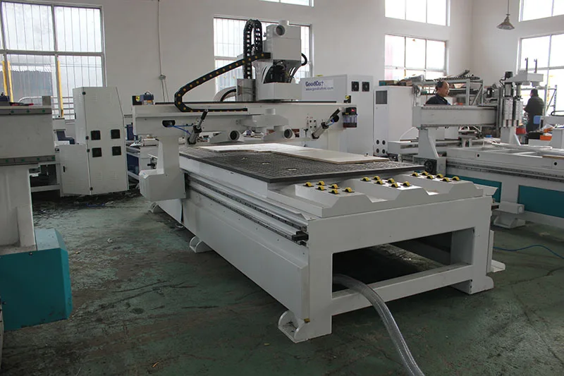 GC1325-BS Machine de routeur CNC à lame de scie avec double tête