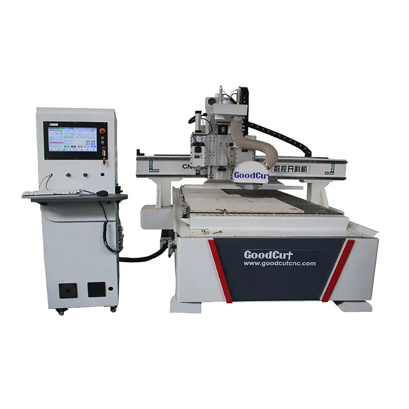 GC1325-BS Machine de routeur CNC à lame de scie avec double tête