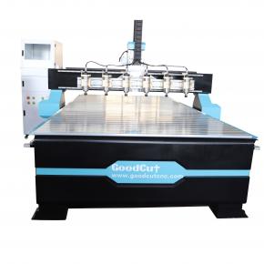 Routeur CNC multi-têtes GC1325-6H pour le bois
