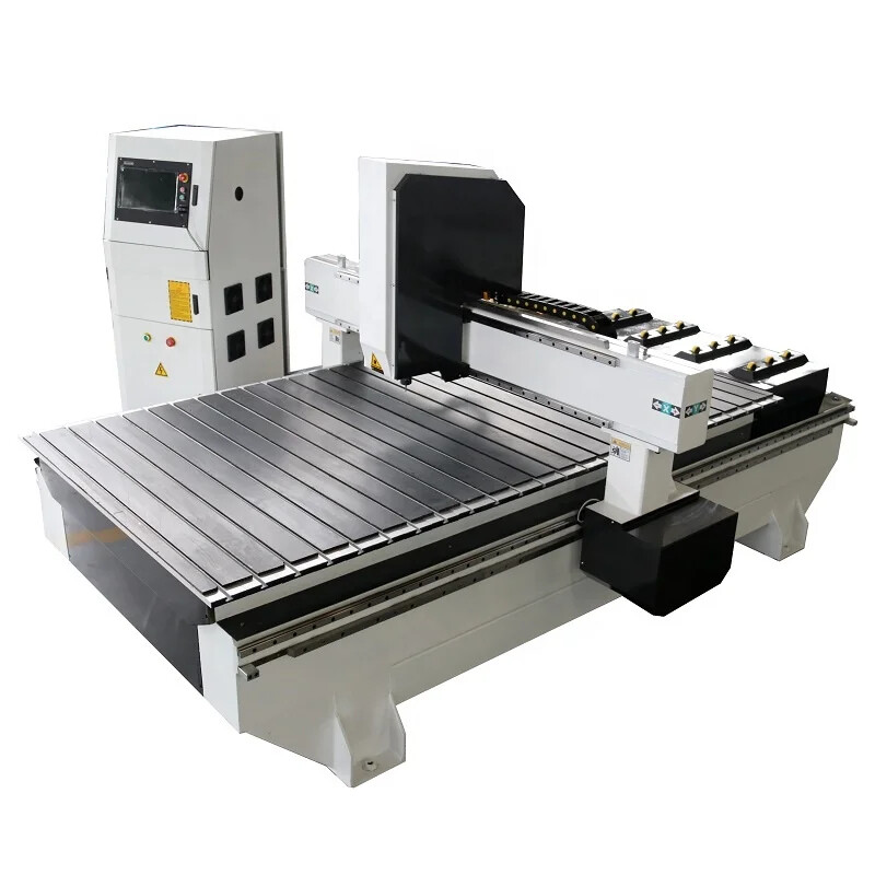GC1325H Fraiseuse CNC à cadre robuste de 4*8pieds avec une table à rainures en T