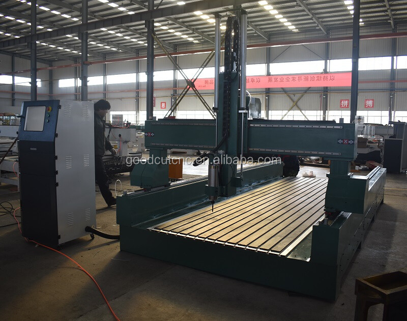 GoodCut GC1325-4 Axis 3D Machine Router CNC avec Broche de Sciage Pivotante pour Gravure de Mousse