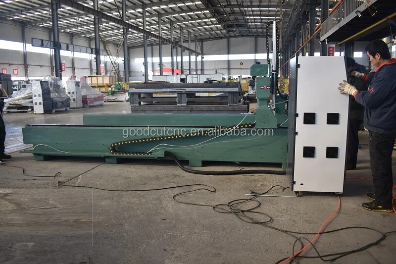 GoodCut GC1325-4 Axis 3D Machine Router CNC avec Broche de Sciage Pivotante pour Gravure de Mousse