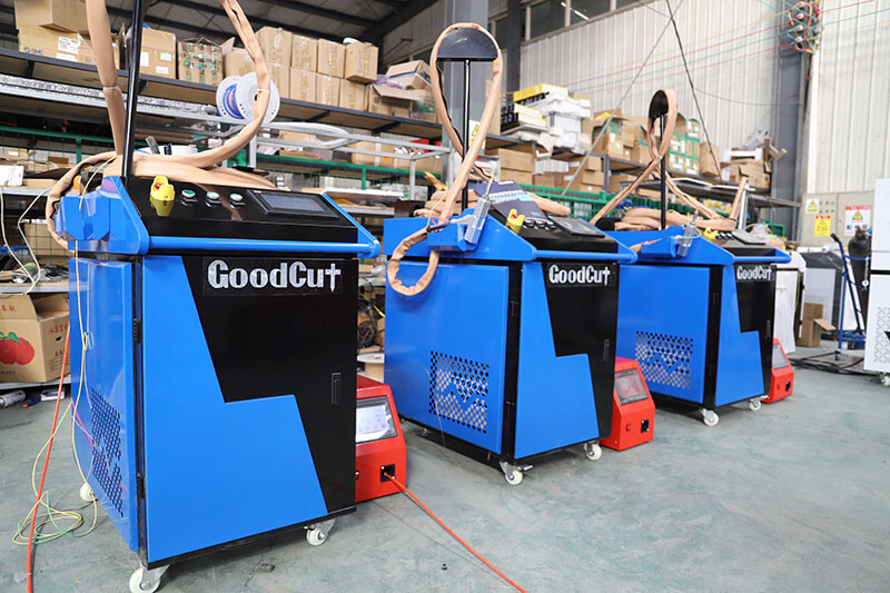 GC-WCC Nouvelle Conception Machine de nettoyage de découpe laser 4 en 1 avec alimentateur de fil