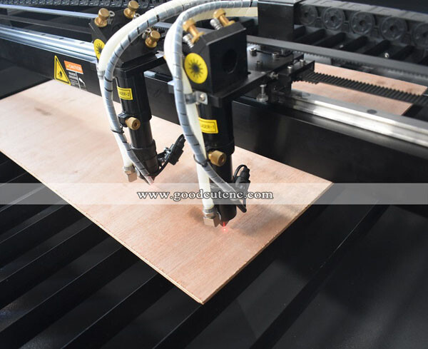 GC1390L-2H Machine laser CO2 de gravure et découpe de matériaux non métalliques nouvelle conception avec double têtes