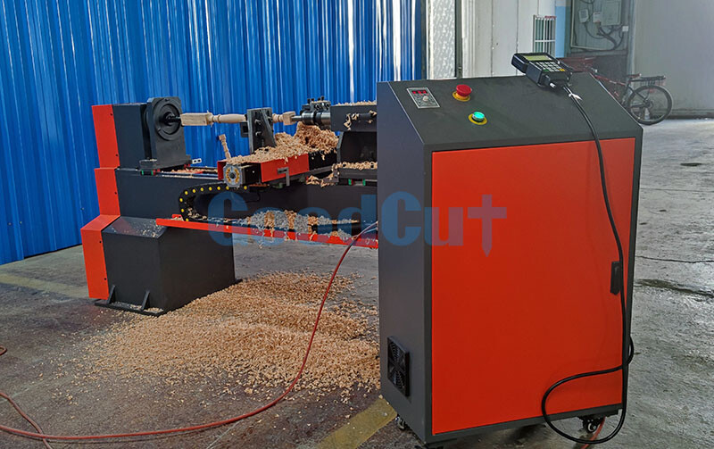 GC1220WL Machine de tour à bois à double axe économique CNC avec cadre en fonte