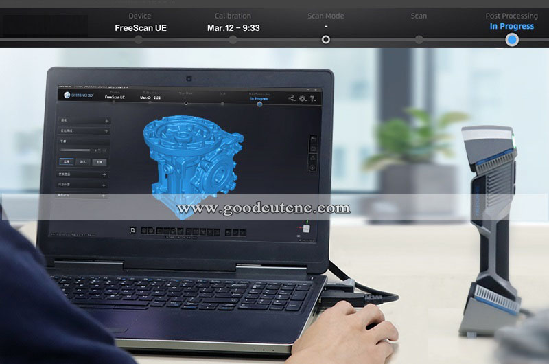 Scanner au laser 3D Freescan UE7 UE11 avec haute précision