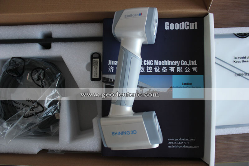 Scanner 3D portatif Einscan H2 avec Source de lumière hybride LED et infrarouge