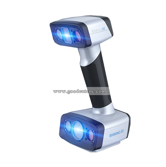 Scanner 3D portable Einscan HX hybride au laser bleu et avec source de lumière LED