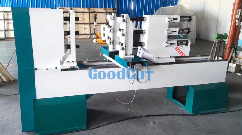 GC1530WL-TS Tour à bois de 3 axes et deux lames avec broche de tour à vis