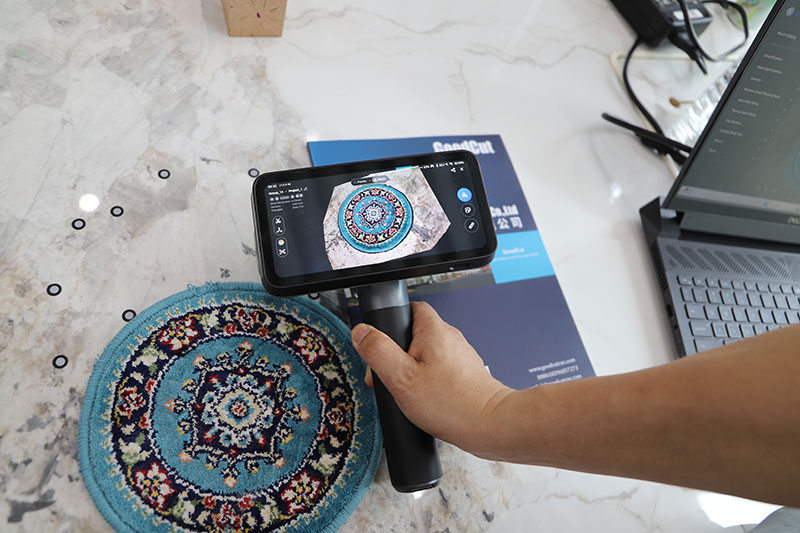 Scanner 3D portable sans fil EinScan Rigil tout neuf avec source lumineuse hybride équipée d'une batterie et d'un écran d'affichage