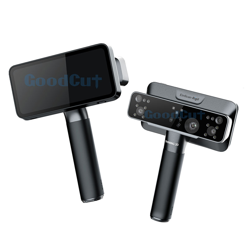 Scanner 3D portable sans fil EinScan Rigil tout neuf avec source lumineuse hybride équipée d'une batterie et d'un écran d'affichage