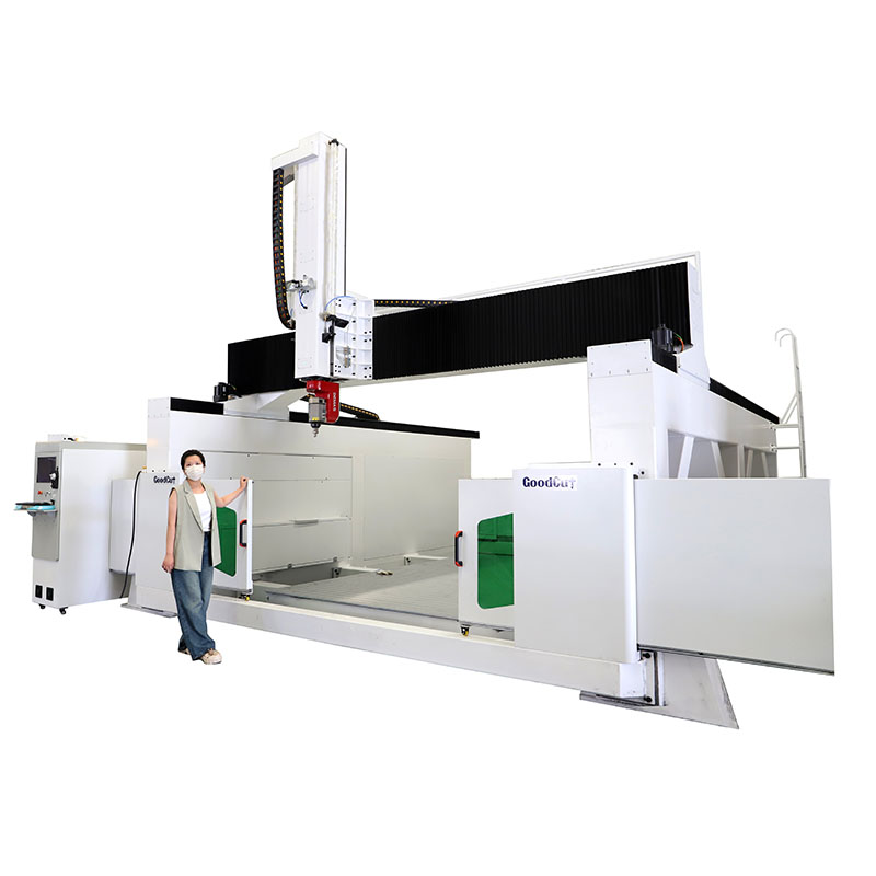 Routeur CNC 5 axes ATC de haute gamme pour travaux de gravure sur bois, pierre, moules et aluminium