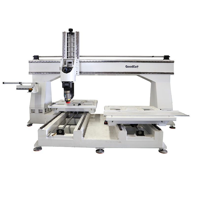 GC1325D-5 Machine de routeur CNC ATC à 4 Axes et 5 Axes pour accoudoir et dossier de chaise avec adsorption de bande