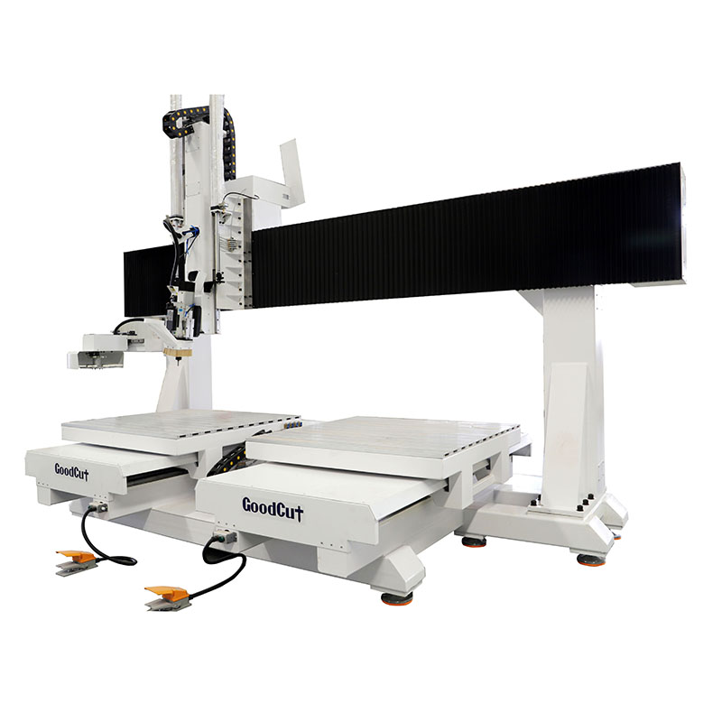 GC1325D-5 Machine de routeur CNC ATC à 4 Axes et 5 Axes pour accoudoir et dossier de chaise avec adsorption de bande