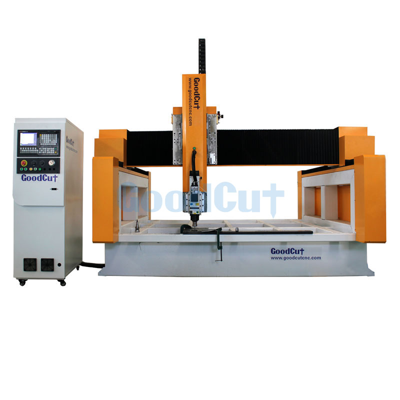 GC1325F Machine de gravure et de fraisage CNC 3D à 3 axes, 4 axes et 5 axes pour moulage EPS, bois et mousse