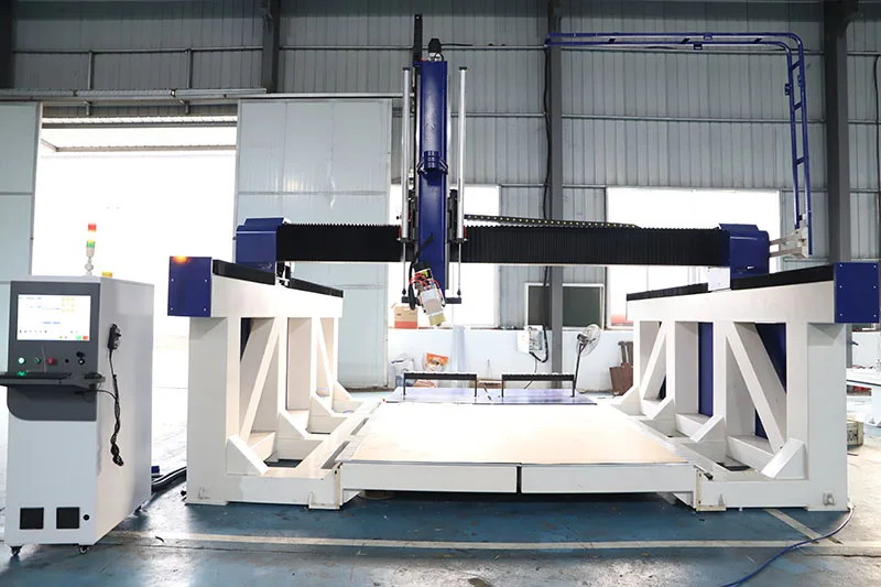 Machine de découpe CNC 4 axes et 5 axes GC2530ATC pour bois, mousse et EPS de grande taille 