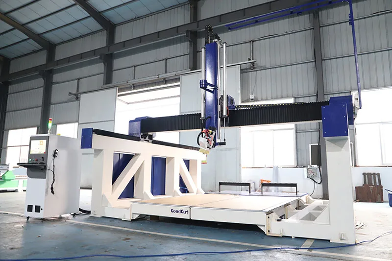 Machine de découpe CNC 4 axes et 5 axes GC2530ATC pour bois, mousse et EPS de grande taille 