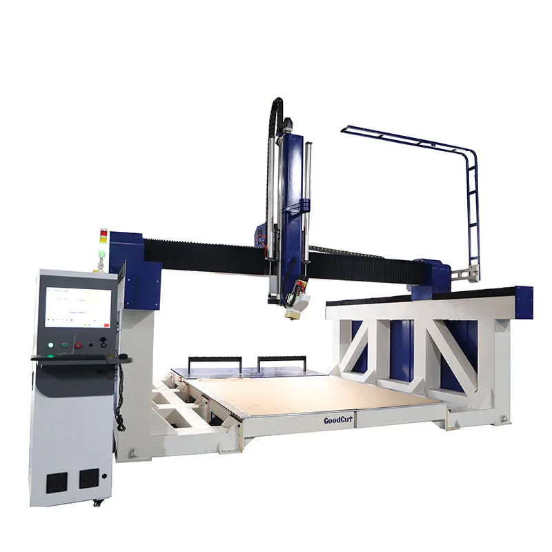 Machine de découpe CNC 4 axes et 5 axes GC2530ATC pour bois, mousse et EPS de grande taille 