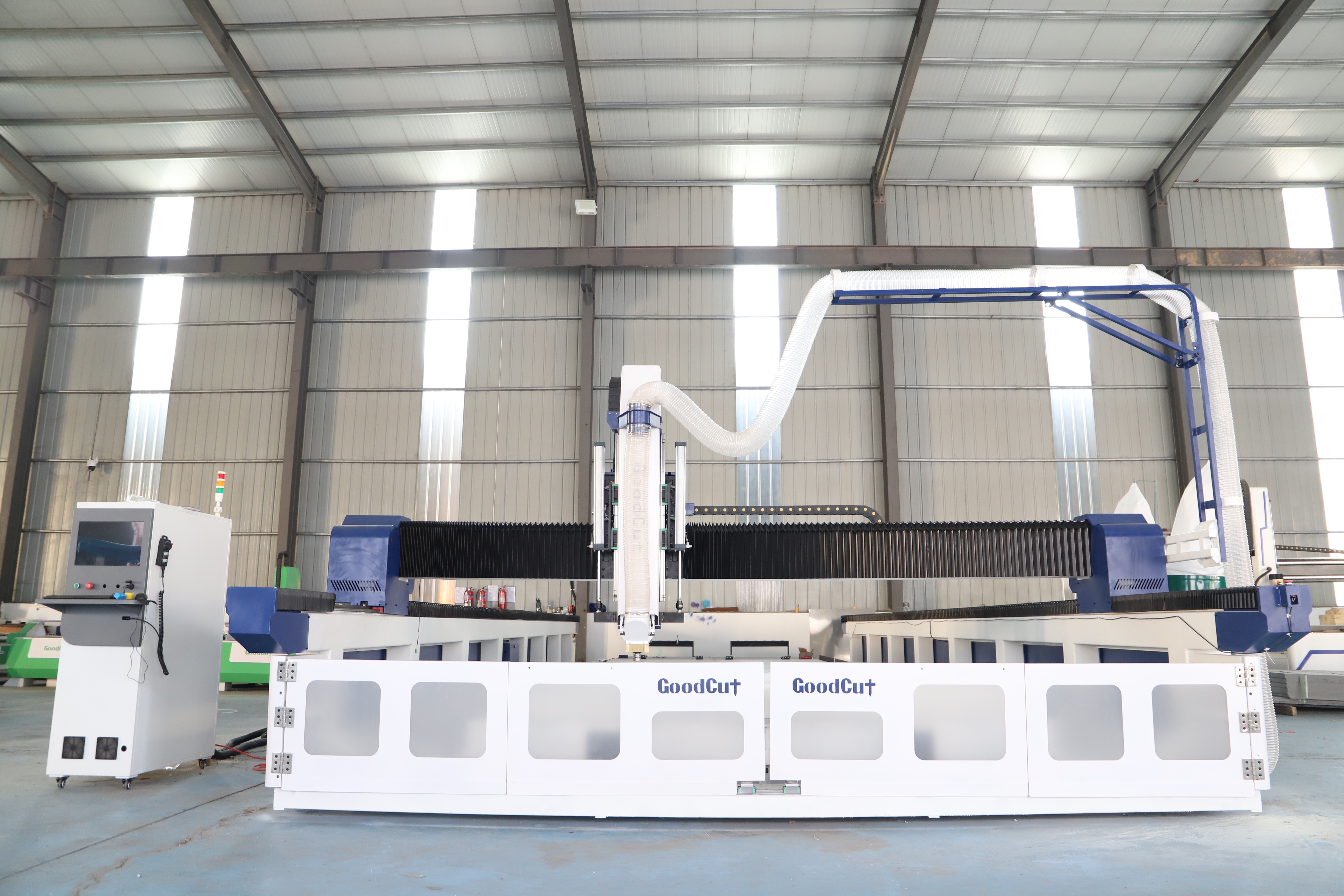 GC3012ATC Machine CNC à changement d'outil automatique de 12 mètres pour le travail du bois, de la mousse et du polystyrène expansé (EPS)