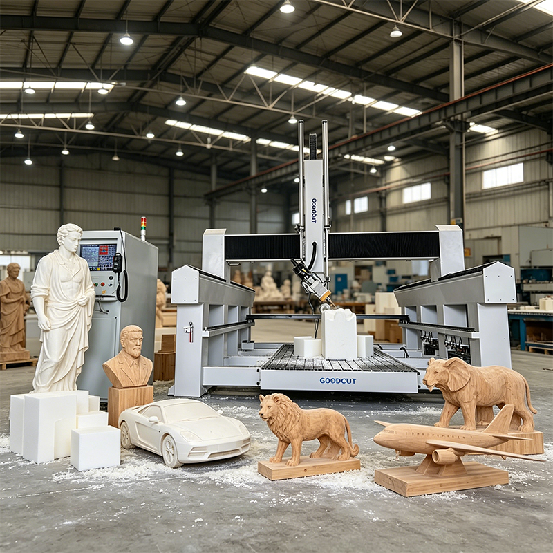 Routeur CNC GC2040ATC-4 axes 180 degrés pour modèles de moulage Routeur CNC GC2040ATC-4 axes 180 degrés pour modèles de moulage