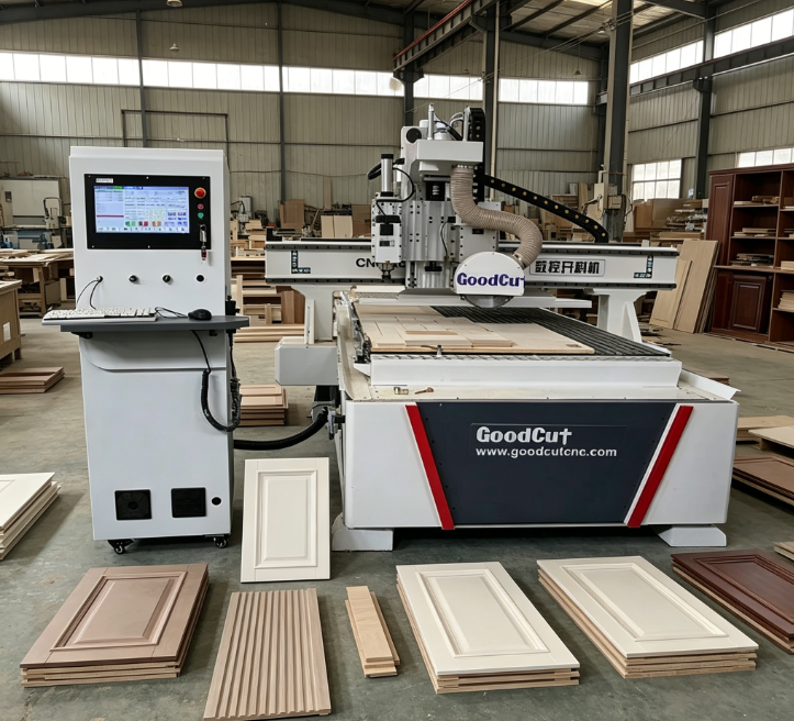Routeur CNC à lame de scie GC1325-BS à doubles têtes