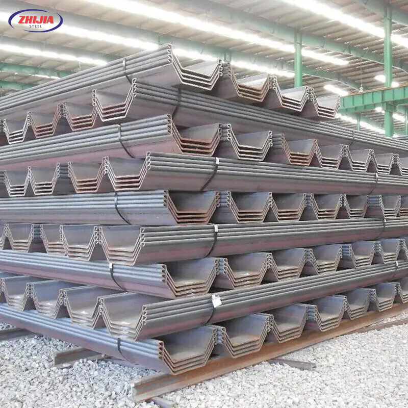 SM 400A SS490B U-Shaped Steel Sheet Pile SM 400A SS490B U-Shaped Steel Sheet Pile