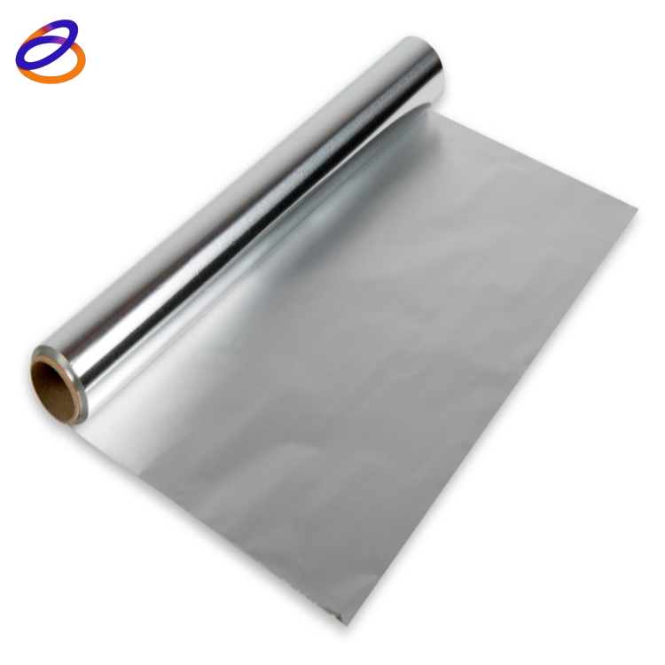 Folie Food Grade Household Catering Aluminum Aluminum Foil Roll Color Box Kitchen Use for Food Cooking 8011/1235 Rewinding 10mic