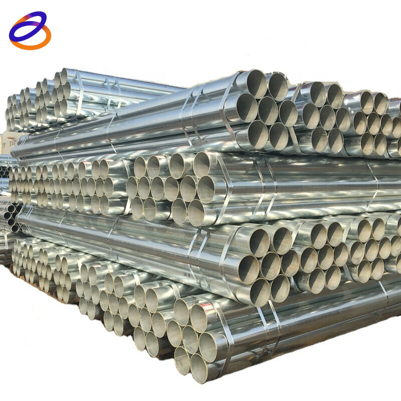 Hot Dipped Galvanized Iron round pipe/Galvanized erw Steel Tubes/Tubular carbon Steel pipesfor greenhouse building construction