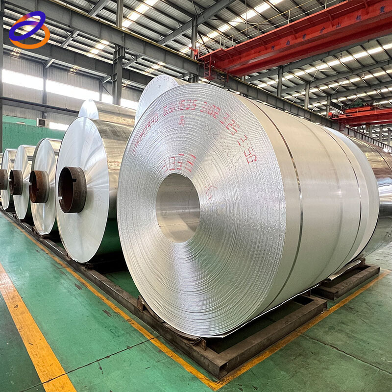 Wholesale Aluminum Coil Manufacturing 3003 3004 3005 0.4-0.7mm Aluminum Roll Aluminum Gutter Coil