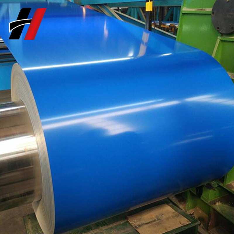 PE Coated Paint Film 15um 20um 25um Color Support Customization PPGI Color Coated Steel Rolls Coils