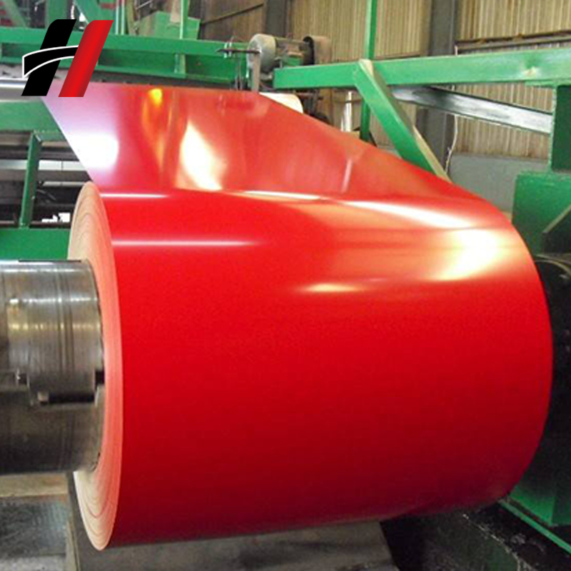 PE Coated Paint Film 15um 20um 25um Color Support Customization PPGI Color Coated Steel Rolls Coils